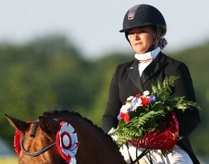 Jazmin Yom-Tov and Zodinde at the 2019 CDI Leudelange :: Photo © Astrid Appels