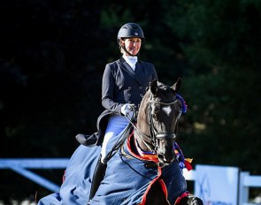 Kathy Priest's Damon's Fantasy is the 2019 U.S. Developing PSG Horse Champion :: Photo © Andrea Evans