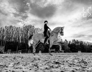 Hans Peter Minderhoud and Zanardi at the 2019 CDI-W Budapest at Stable Unikornis :: Photo © Lukasz Kowalski