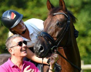 Jessica Krieg on Special Edition with trainer Frank Lamontagne :: Photo © Barbara Schnell