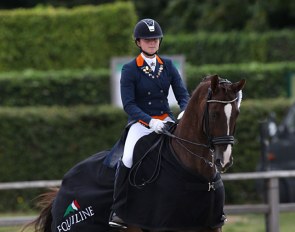 Mercedes Verweij and Four Seasons at the 2019 CDI Waregem :: Photo © Astrid Appels