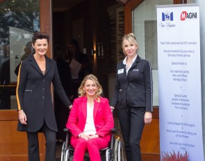 Coby and Marlies van Baalen with in law Jacobine van Gijn welcome IDTC members at the 2019 IDTC Annual Meeting in Brakel, The Netherlands