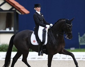 Jessica von Bredow-Werndl and Sir Max in the Nurnberger Burgpokal qualifier in Hagen :: Photo © Astrid Appels