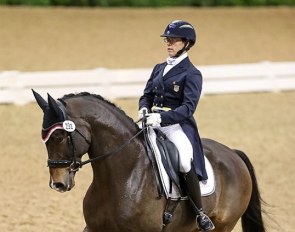 Heather Mason and RTF Lincoln claimed victory on the first day of the 2019 US Dressage Finals :: Photo © Sue Stickle