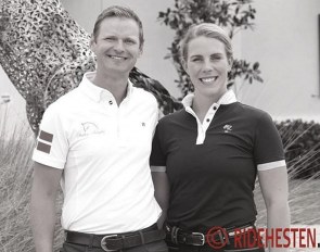 Kenneth Damgaard and Anne Marie Hosbond at Helgstrand Dressage U.S.A. in Wellington in 2019 :: Photo © Ridehesten