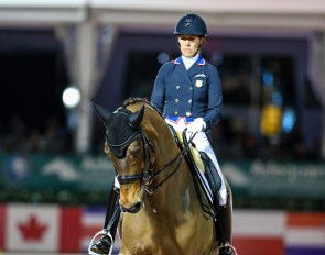 Olivia Lagoy-Weltz and Rassing's Lonoir at the 2020 CDI-W Wellington :: Photo © Sue Stickle