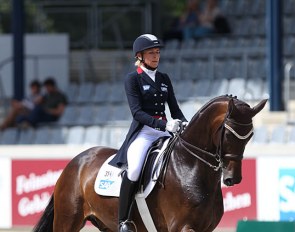 Ingrid Klimke and Bluetooth at the 2018 CDIO Aachen :: Photo © Astrid Appels