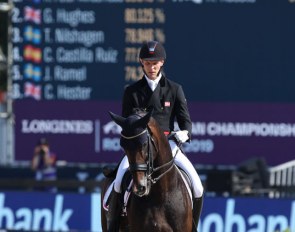 Daniel Bachmann Andersen and Blue Hors Zack at the 2019 European Dressage Championships :: Photo © Astrid Appels