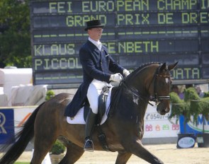 Klaus Husenbeth and Piccolino at the 2005 European Dressage Championships in Hagen :: Photo © Astrid Appels