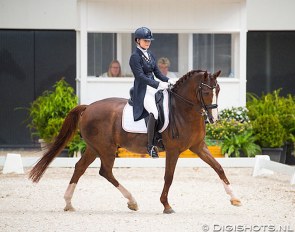 Felice Blaauw and Take it Easy at the 2018 CDI Aachen :: Photo © Digishots