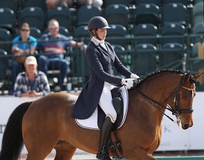 Anna Marek and Dee Clair at the 2019 CDI Wellington :: Photo © Astrid Appels