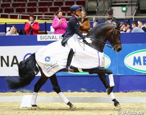 Ingrid Klimke and Franziskus at the 2020 CDI Dortmund :: Photo © LL-foto