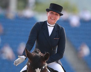 Inessa Merkulova and Mister X at the 2015 European Championships :: Photo © Astrid Appels