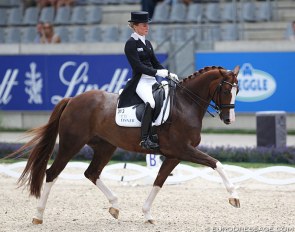 Helen Langehanenberg and Brisbane at the 2017 CDIO Aachen :: Photo © Astrid Appels