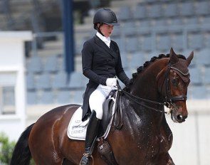 Lisa Müller and Anne Beth at the 2018 CDI Aachen Dressage Days :: Photo © Astrid Appels