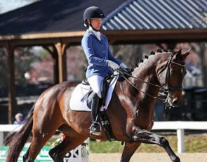 Alice Tarjan and Fairouz at the 2019 USDF Dressage Finals :: Photo © Sue Stickle