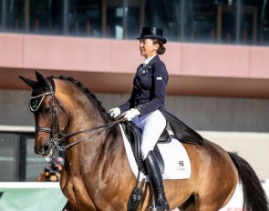 Beatriz Ferrer-Salat and Elegance at the 2019 Spanish Dressage Championships in Segovia :: Photo © Lily Forado