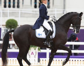 Mikaela Lindh and Skovlunds Mas Guapo at the 2012 Olympic Games :: Photo © Astrid Appels