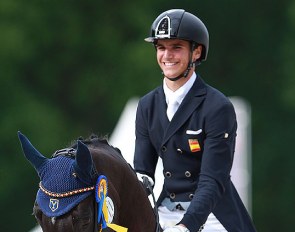Juan Matute Guimon and Dhannie at the 2016 CDIO Compiegne :: Photo © Astrid Appels
