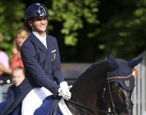 Juan Matute Guimon on Don Diego at the 2017 CDIO-U25 in Rotterdam :: Photo © Astrid Appels