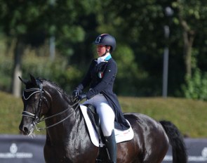 Serena Fumagalli and Black Panter at the 2019 European Under 25 Championships :: Photo © Astrid Appels