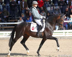 Janina Tietze and Birmingham at the 2019 Bundeschampionate :: Photo © LL-foto