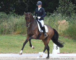 Beatrice Buchwald on Dancelli at the 2020 Langenfeld Bundeschampionate Qualifier