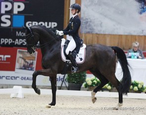 Ann Kathrin Lindner and Sunfire at the 2020 CDI Lier in February :: Photo © Astrid Appels