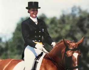 Jessica Jo Tate and Wjedro at the 1999 North American Young Riders Championships