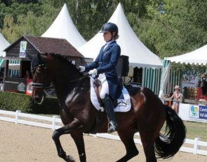 Anne Sophie Serre and Actuelle de Massa at the 2020 French Championships in Vierzon