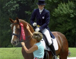 Nora Batchelder and Weide in 2005 :: Photo © Hoof Pix