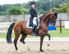 Dorothee Schneider and Don Cismo at the 2018 CDI Fot :: Photo © Lukasz Kowalski