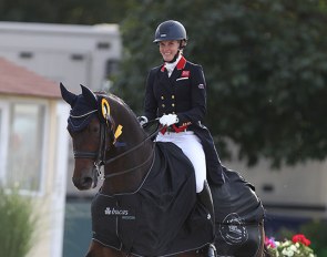 Lara Butler and Kristjan win the Grand Prix for Freestyle at the 2020 CDI Hagen on 24 September 2020 :: Photo © Astrid Appels