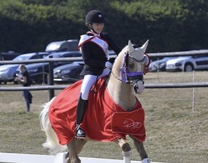 Thilde Rude Hare wins the 2020 Danish Pony Championship :: Photo © Ridehesten
