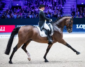 Isabell Werth and Emilio at the 2019 CDI-W Lyon