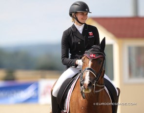 Laura Jarlkvist Rasmussen and Aatoftens Dornier at the 2020 CDI Hagen :: Photo © Astrid Appels