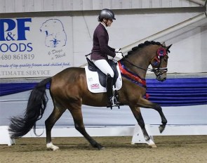 Eleanor Darling and Godric's Dionysus at the 2020 British Young Pony Championships