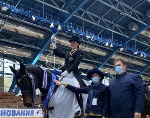 Inessa Merkulova and Mister X at the 2020 CDI-W Minsk