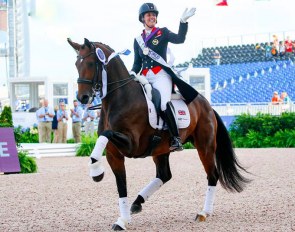 Mount St. John Freestyle winning team silver and individual bronze at the 2018 World Equestrian Games :: Photo © Petra Kerschbaum