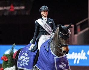 Jessica von Bredow-Werndl and Dalera BB at the 2021 CDI-W Salzburg :: Photo © Lukasz Kowalski