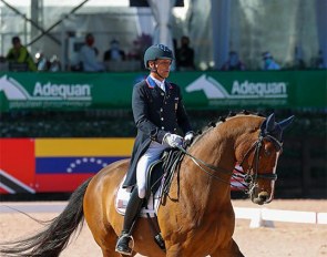 Steffen Peters and Suppenkasper in their first show of the 2021 Wellington season :: Photo © Sue Stickle