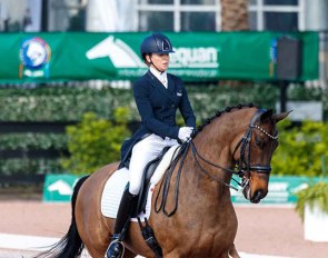 Lisa Wilcox and Valando BJ at the 2021 CDI Wellington :: Photo © Lily Forado