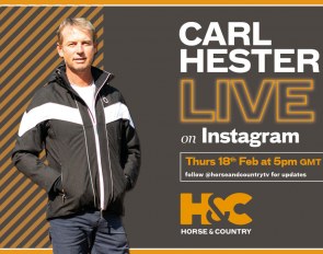 Carl Hester Live on Instagram tonight or watch the In the Frame interview on Horse & Country TV