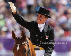 Lisbet Seierskilde on Jonstrupgaardens Raneur at the 2012 Olympic Games :: Photo © Astrid Appels