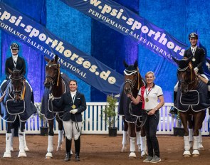 The four Australian Young Horse Champions of 2021: Imagine, Tito, Fangio and Quincy B  :: Photo © Simon Scully/DSJWTS