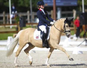 Annabella Pidgley and Cognac IX at the 2020 CDI Grote Brogel :: Photo © Astrid Appels