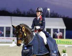 Charlotte Dujardin and Mount St. John Freestyle win the Grand Prix Special to Music at the 2020 CDI Hagen :: Photo © LL-foto