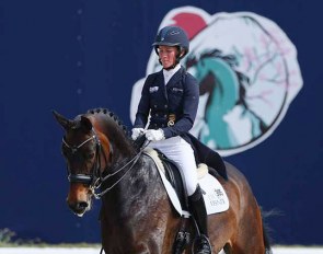Helen Langehanenberg on Schone Scarlett at the 2021 CDI Hagen :: Photo © LL-foto