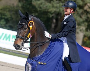 Jessica von Bredow-Werndl and Dalera TSF win the Grand Prix for Special at the 2021 CDI Hagen :: Photo © Petra Kerschbaum
