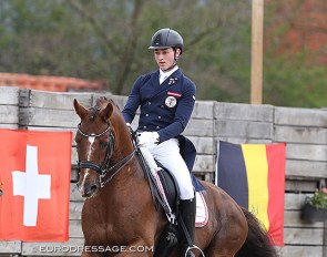 Paul Jöbstl and Bodyguard at the 2021 CDI Sint-Truiden :: Photo © Astrid Appels